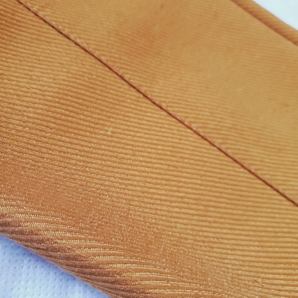 TOPSHOP Mustard Raw Edge Bonded Kick Flare Trousers - Picture 8 of 8